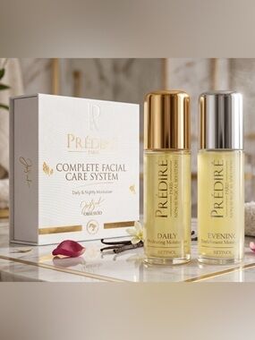 Predire Paris Daily & Nightly Serum Set Complete Facial Care System $500 Retail